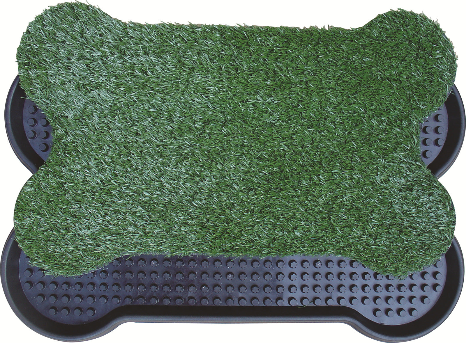 Indoor Dog Potty Training Mat with 2 Grass Pads, Non-Toxic