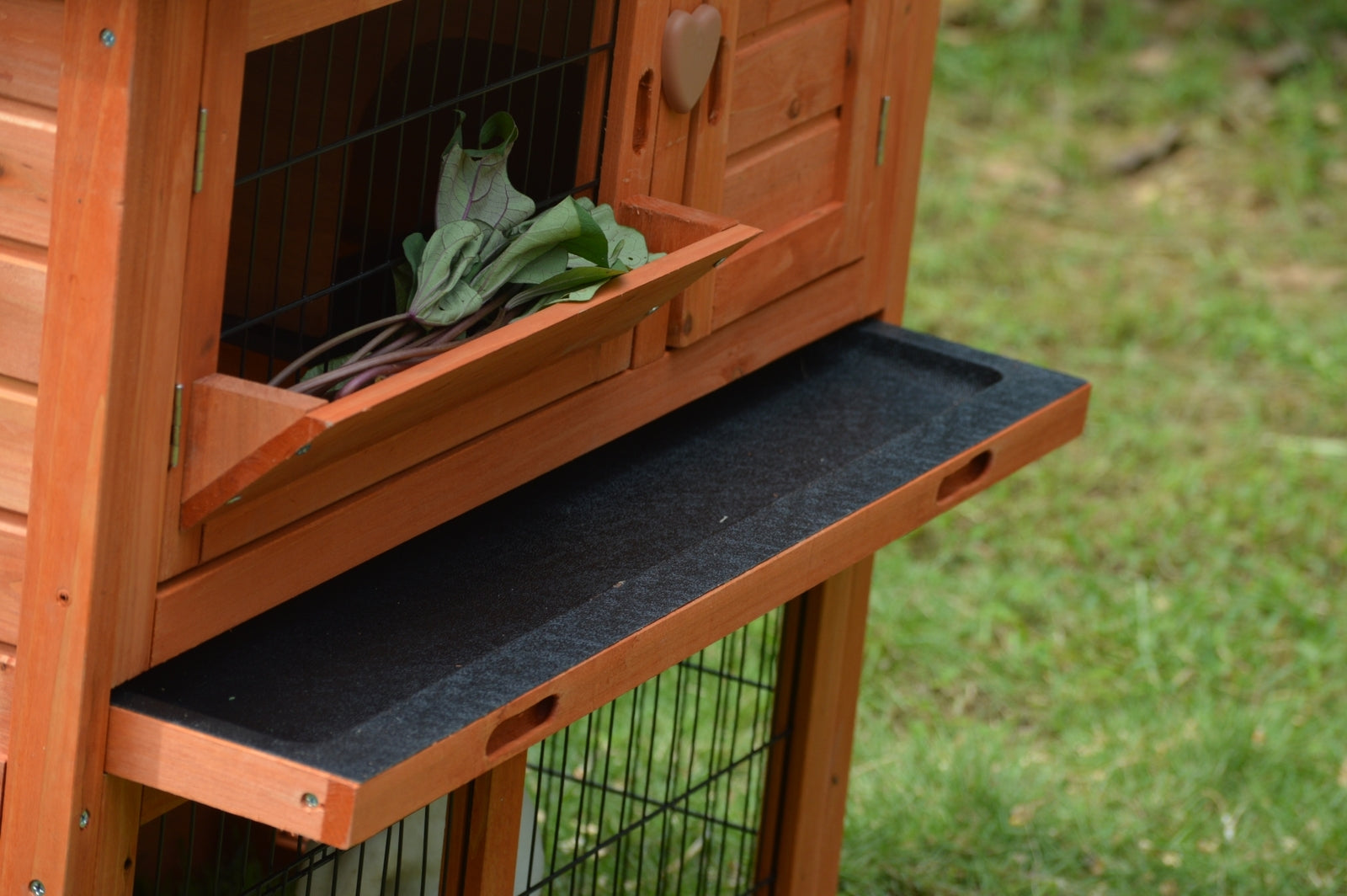 Double Storey Rabbit Hutch, Guinea Pig Ferret Cage w/ Waterproofing