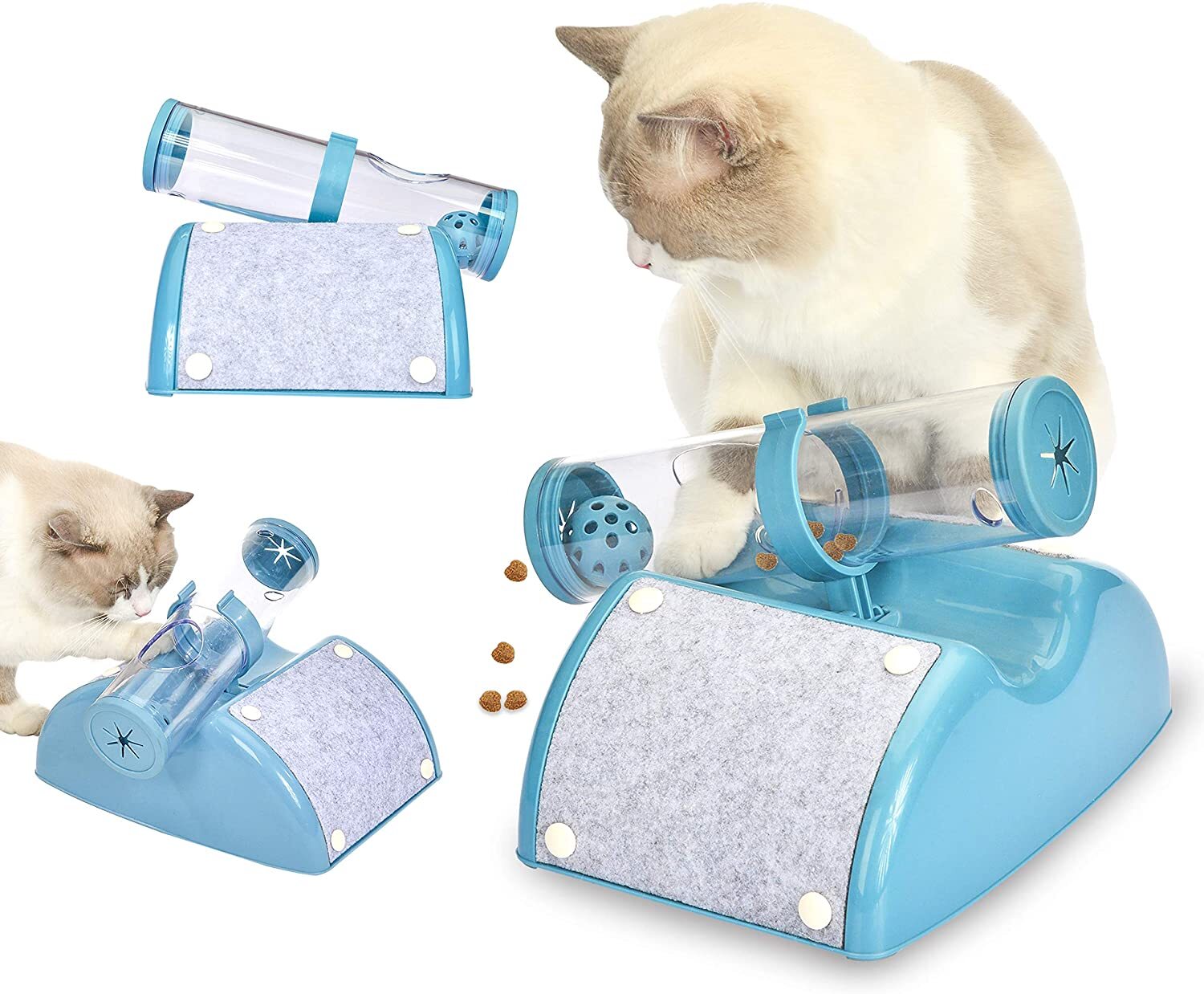 Interactive Peek Cat Play Box, Exercise Toy - YES4PETS