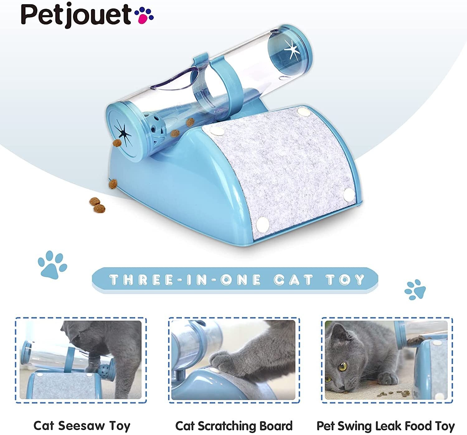 Interactive Peek Cat Play Box, Exercise Toy - YES4PETS