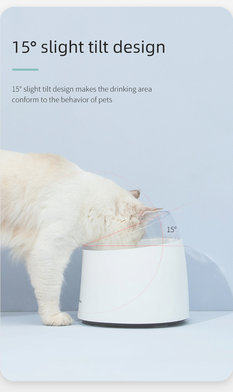 Noise-Free 1.5L Electric Pet Water Fountain with Filtration