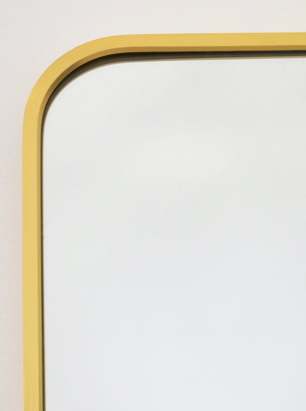 Sleek Gold Metal Rectangle Mirror 80cm x 170cm