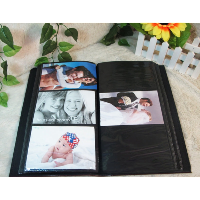 Photo album with luxurious cover Assorted colours Large 300 PCs 6 Inch - Beige