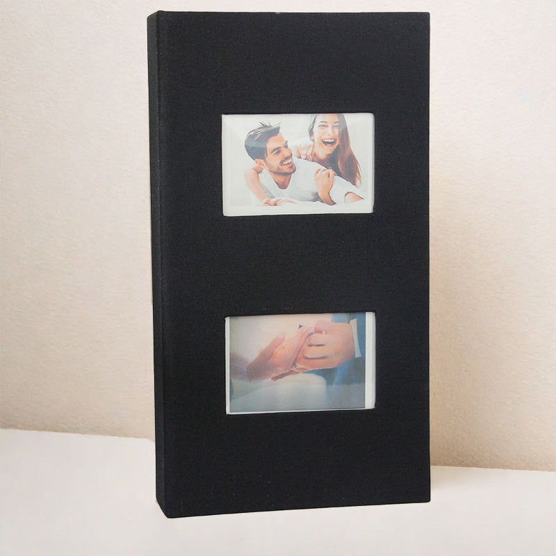 Photo album with luxurious cover Assorted colours Large 300 PCs 6 Inch - Beige