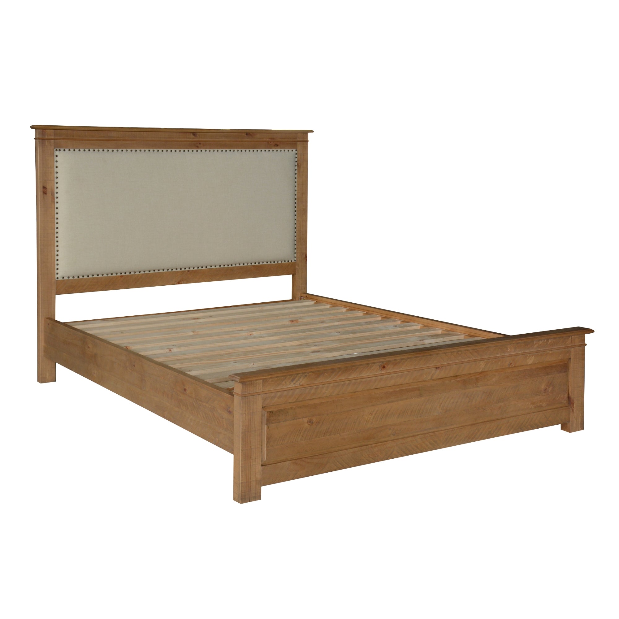 Rustic Pine 4pc Queen Bed Suite with Tallboy & Bedside