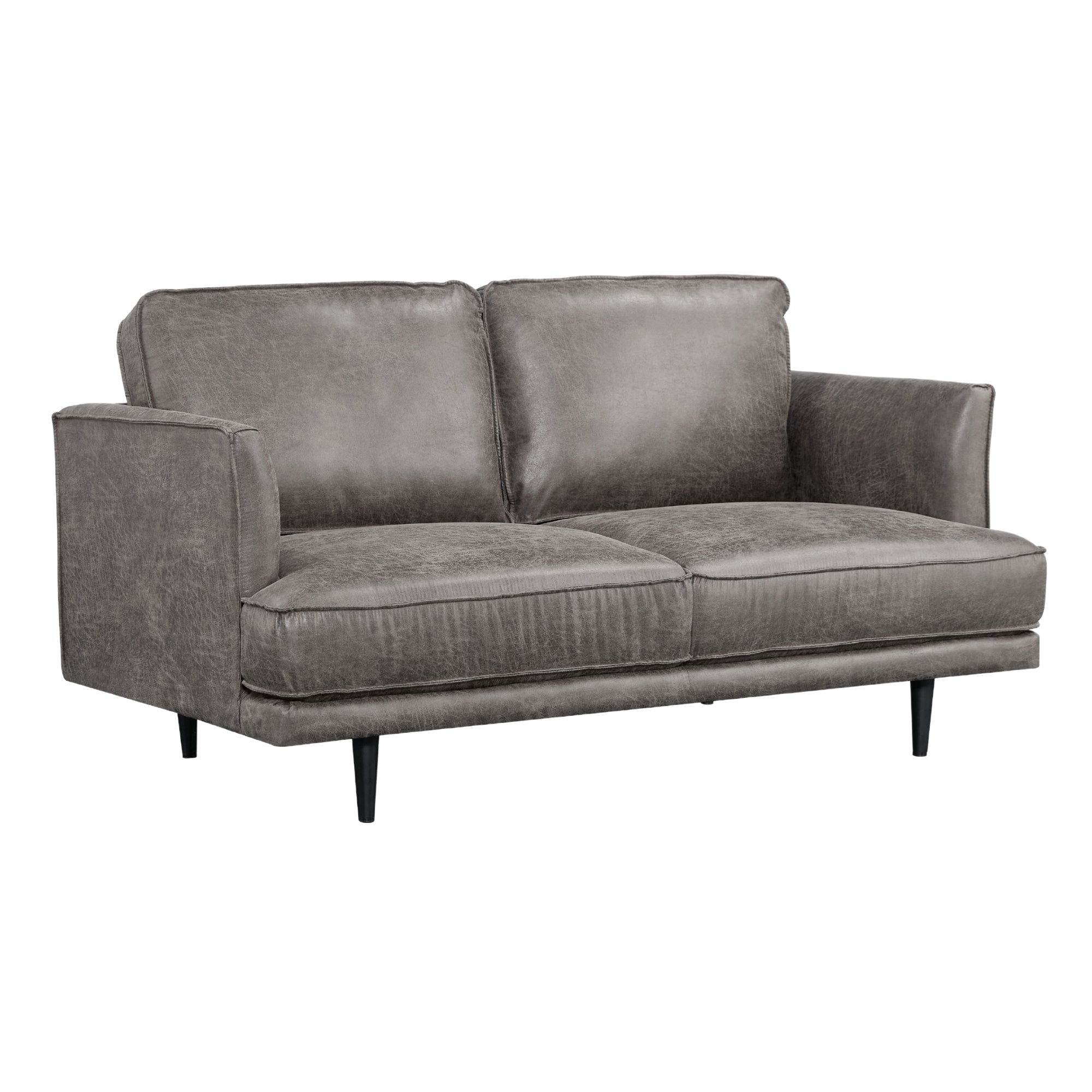 Durable Fabric 3+2 Seater Sofa Set, Cushion Seating, Grey