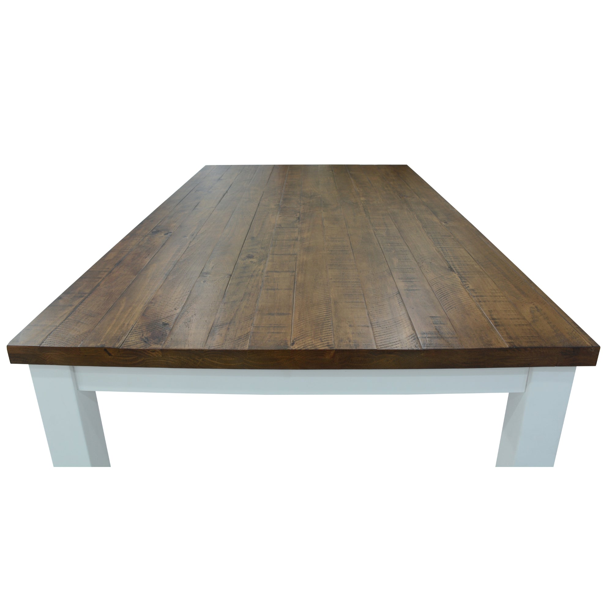 Hampton Style 8-Seater Dining Table, Solid Acacia & Pine