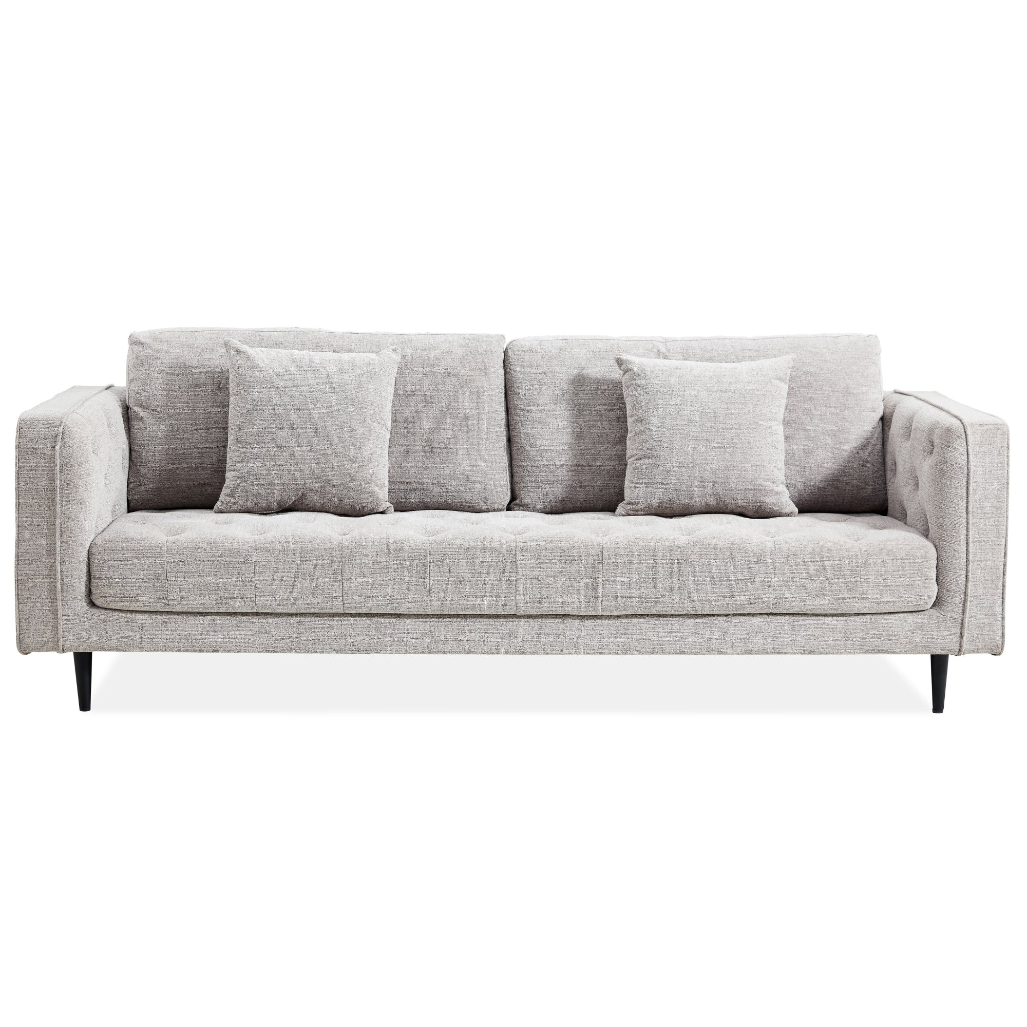 Extra-Large 3-Seater Sofa with Scatter Cushions, Hampton Fabric - Jolie