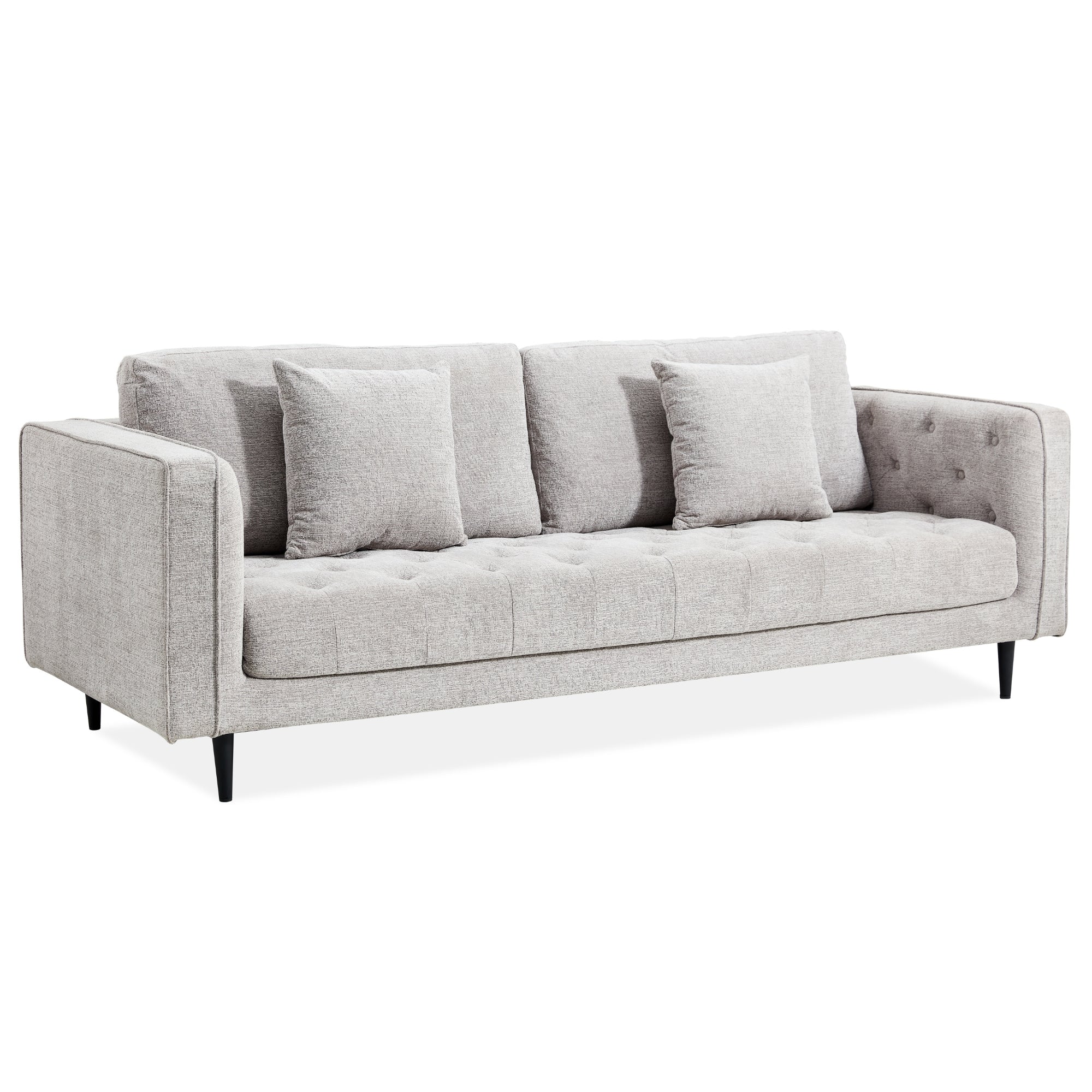 Extra-Large 3-Seater Sofa with Scatter Cushions, Hampton Fabric - Jolie