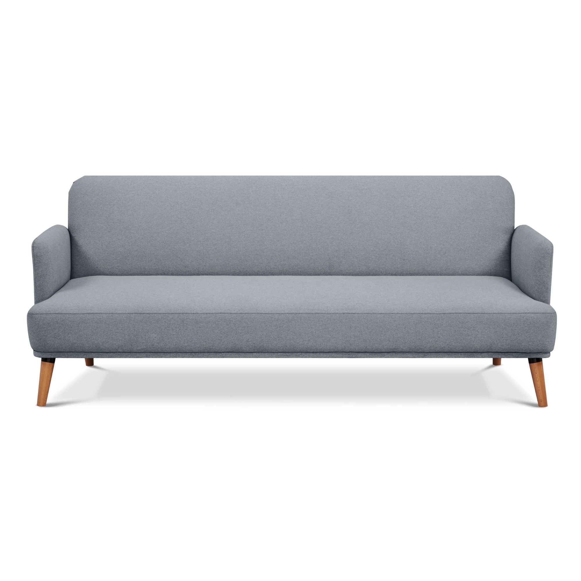 Light Grey 3-Seater Sofa Bed, High-Performance Fabric