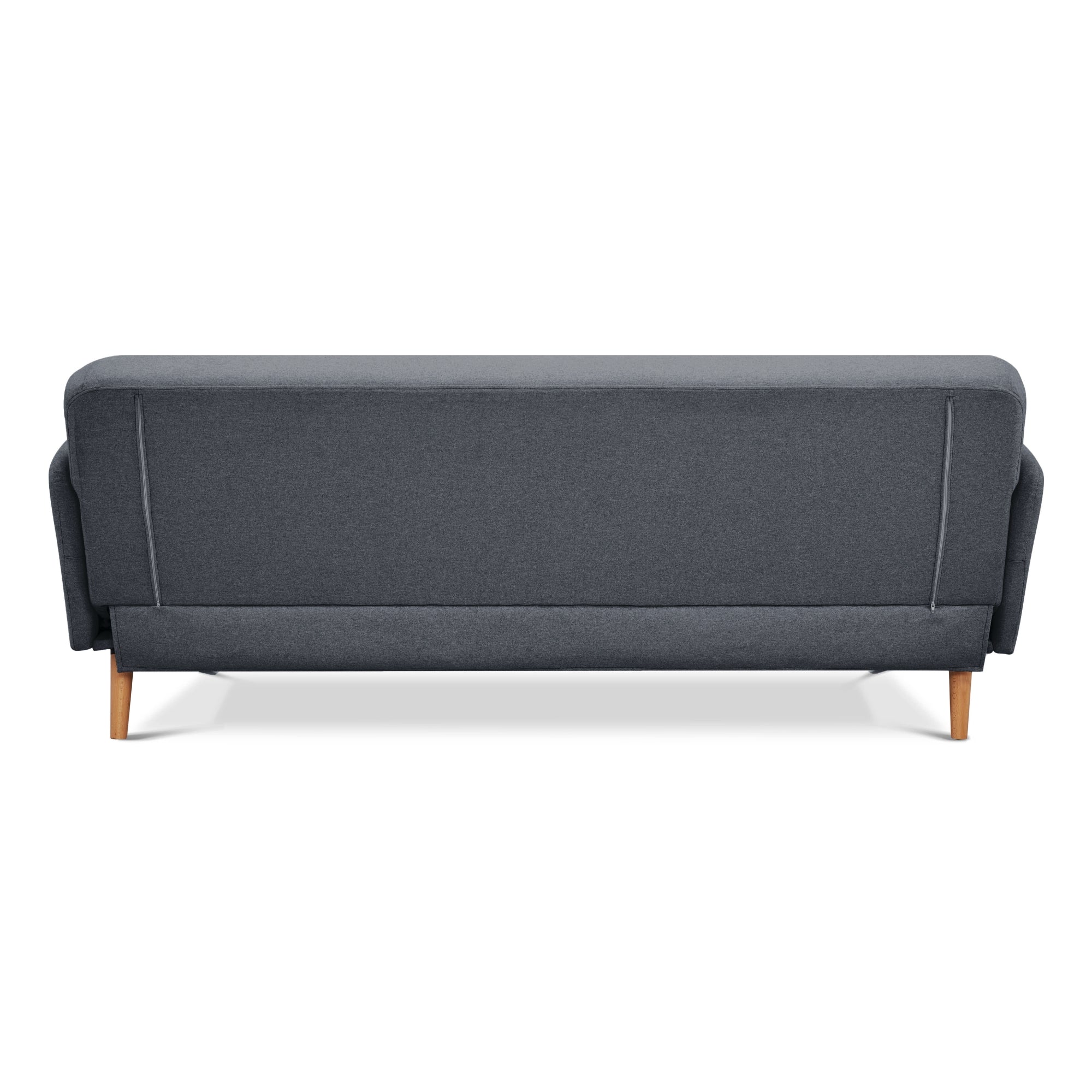 Dark Grey 3+1+1 Fabric Sofa Set, Wooden Frame, Scandinavian Style