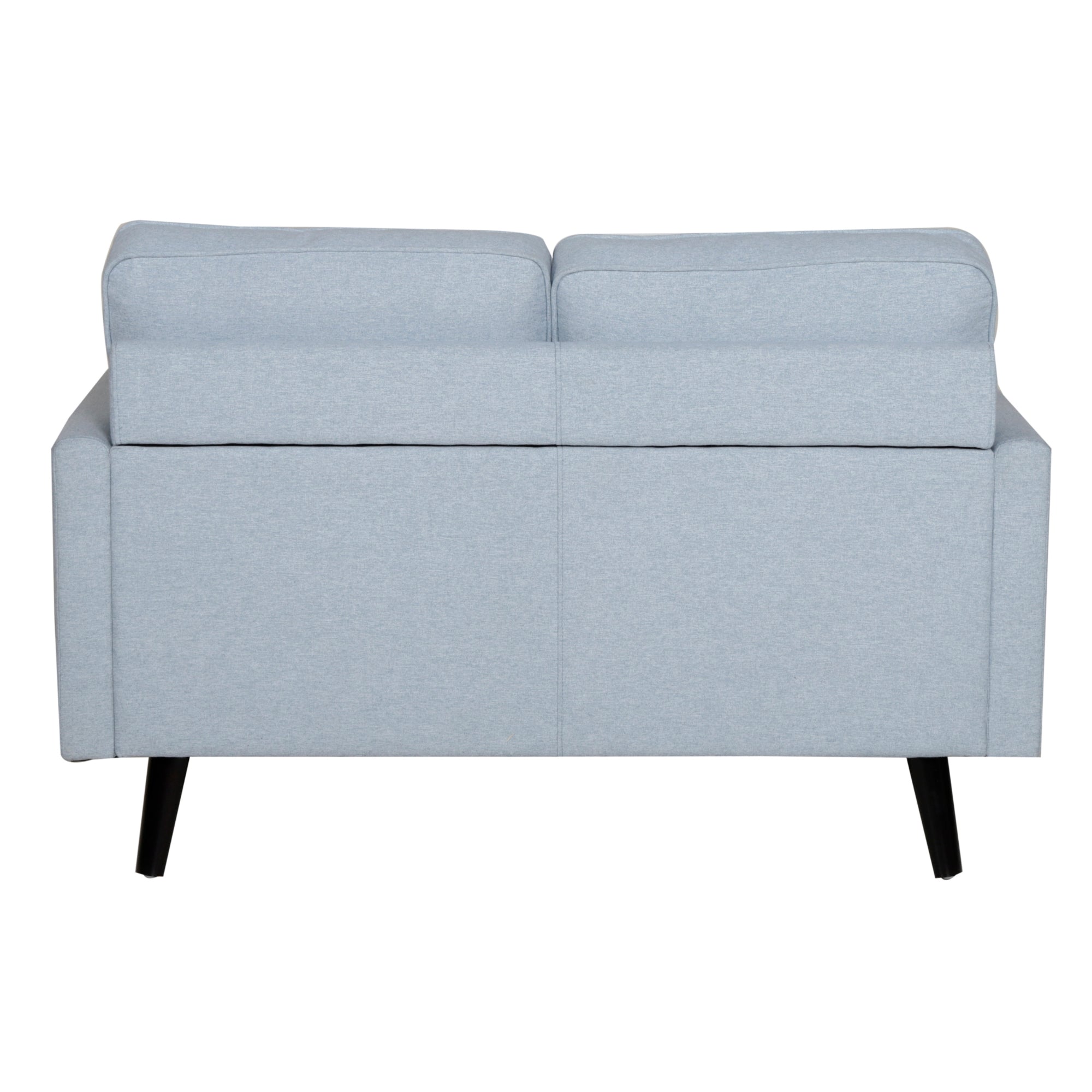 Compact Light Blue Fabric Sofa Set, 2+2.5 Seaters, Slimline Design