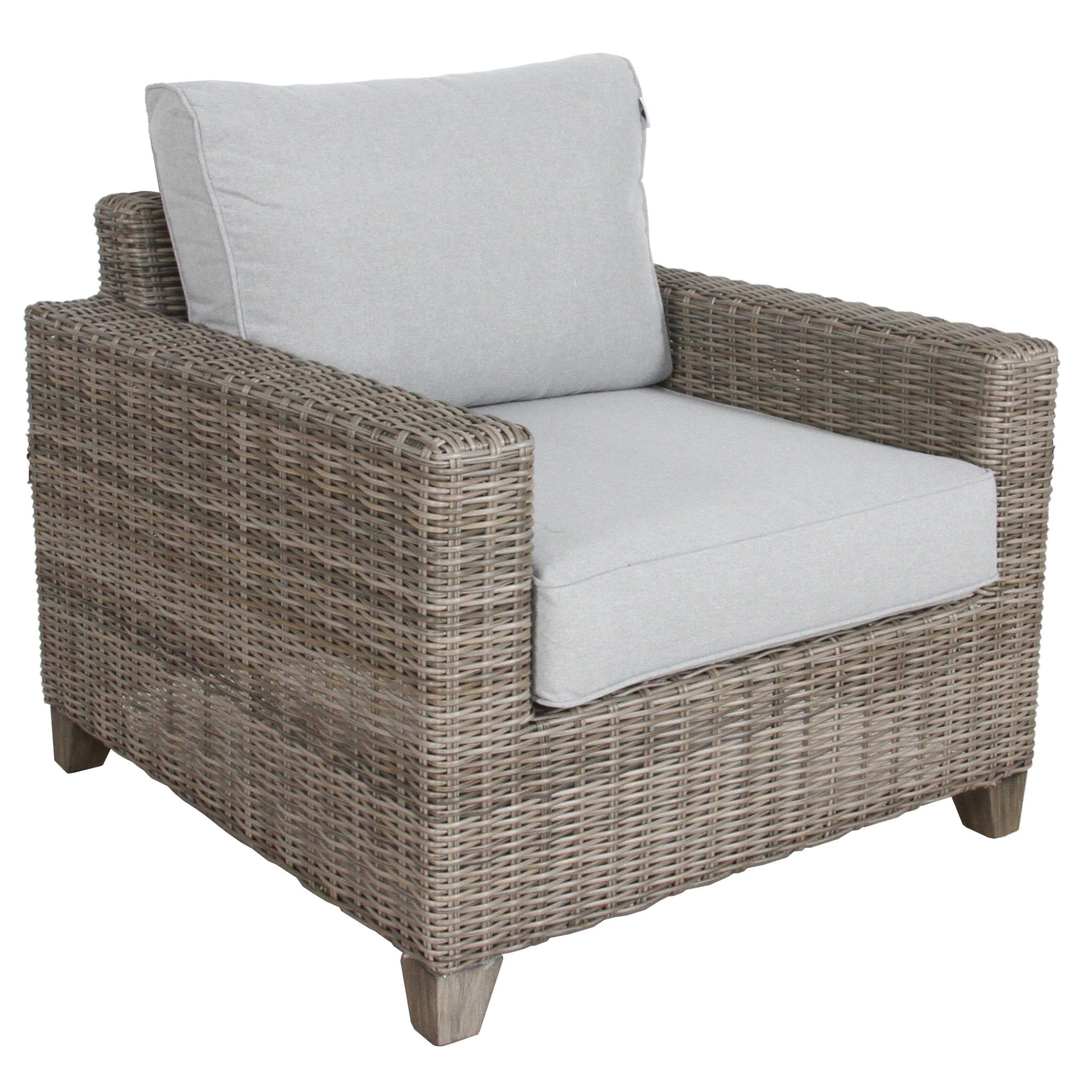 Weatherproof Rattan Outdoor Sofa Set with Tables - 5 Pc