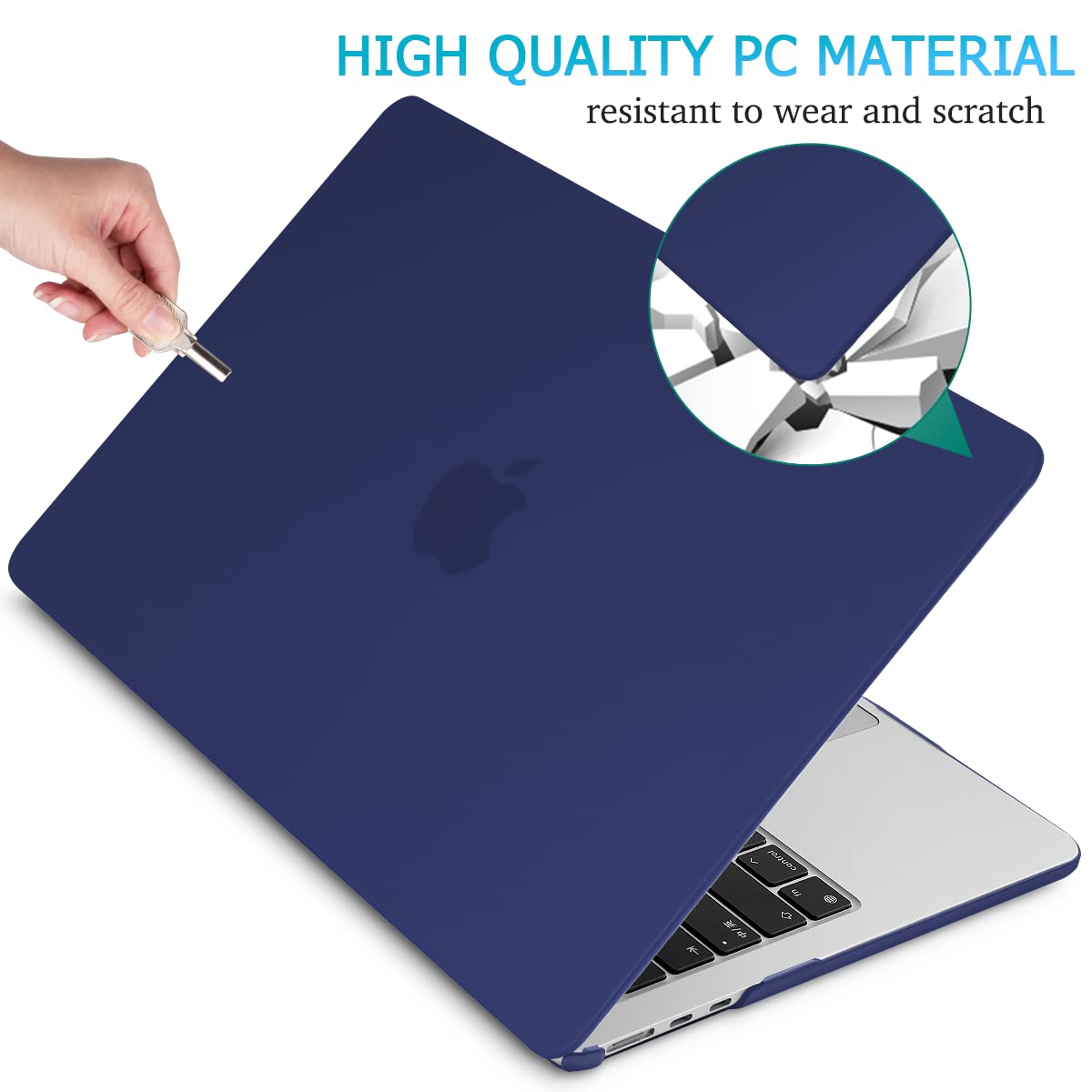 Matte Hard Shell Case for 15" MacBook Air A2941 M2 Chip