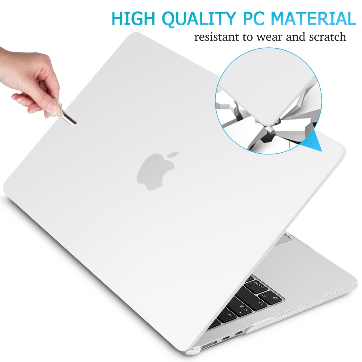 MacBook Air 15" Matte Case A2941 M2 Chip Hard Shell & Keyboard Cover