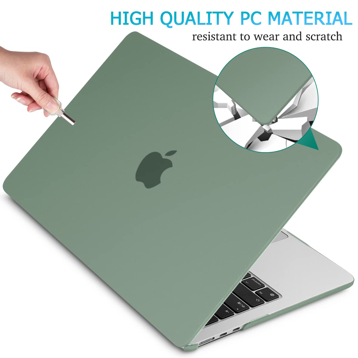 Midnight Green MacBook Air 15" Matte Case & Keyboard Cover