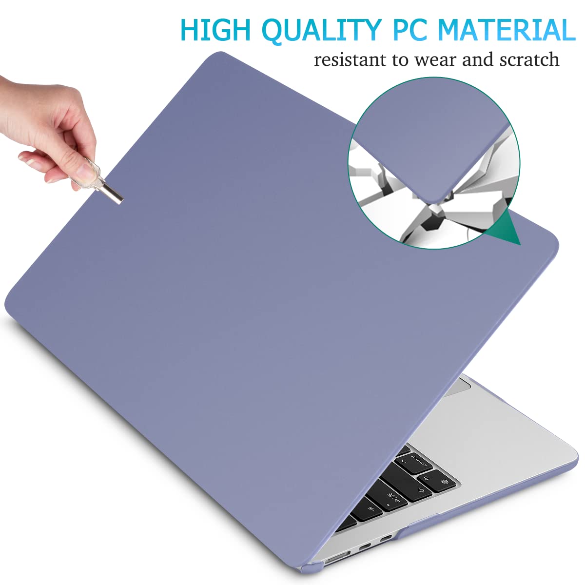 Matte Hard Shell Case for 15" MacBook Air 2023 with M2 Chip