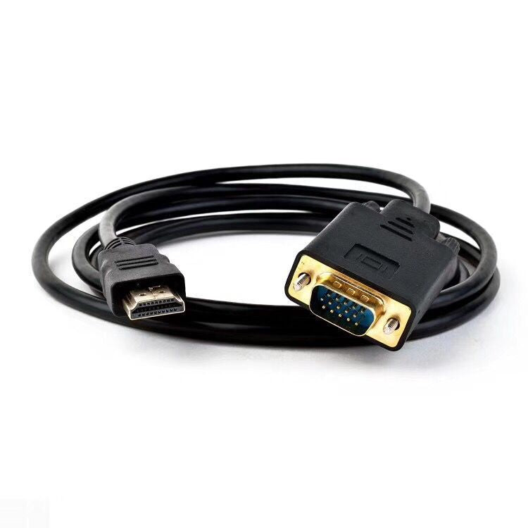 6 Feet HDMI to VGA Cable 1080p for PC, Monitor, Laptop