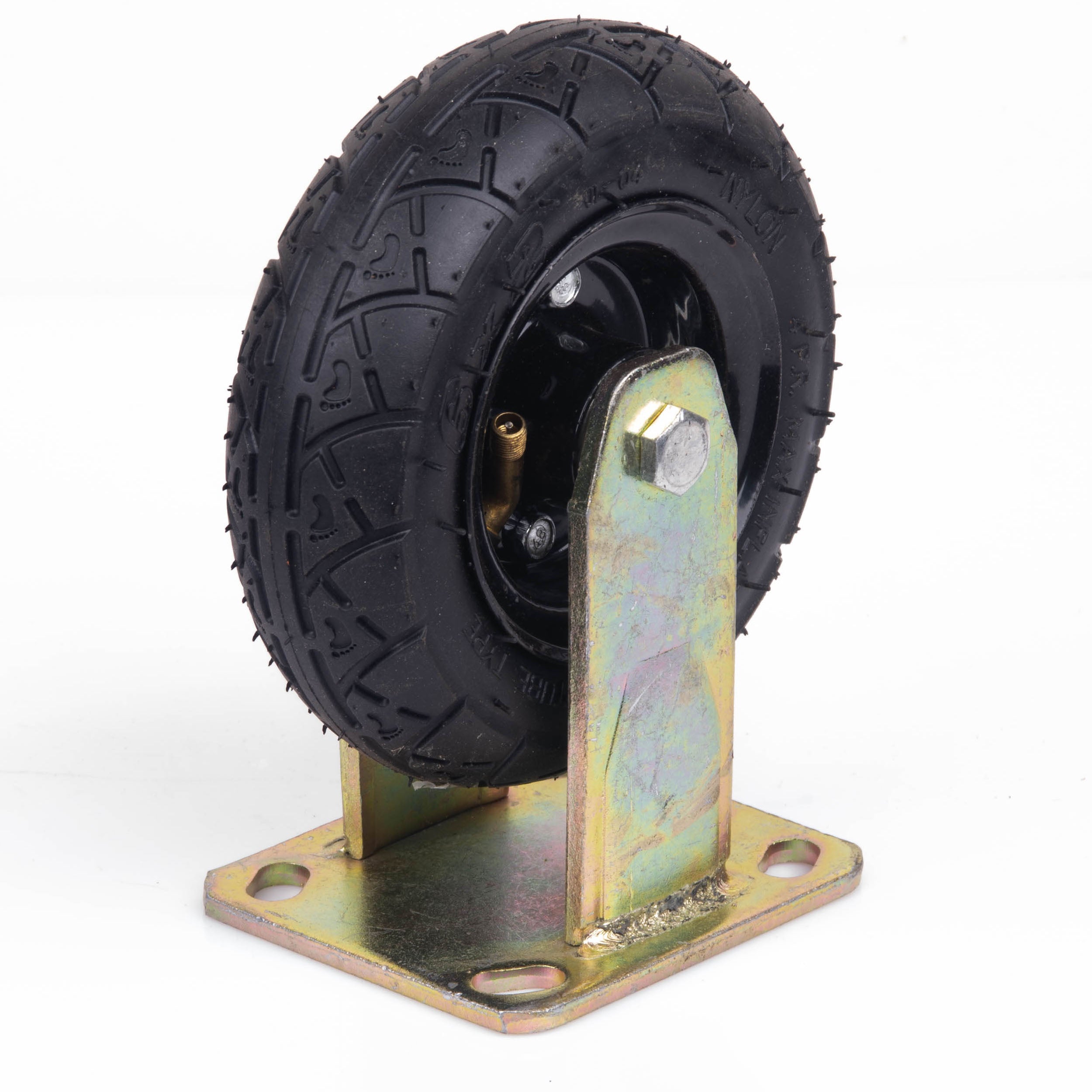 Heavy-Duty 6" Fixed Castor Wheels for Carts & Trolleys