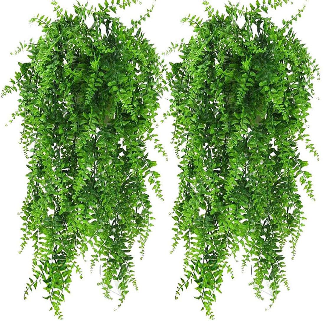 2 Pack 76cm Faux Eucalyptus Plants, Vivid Artificial Decor