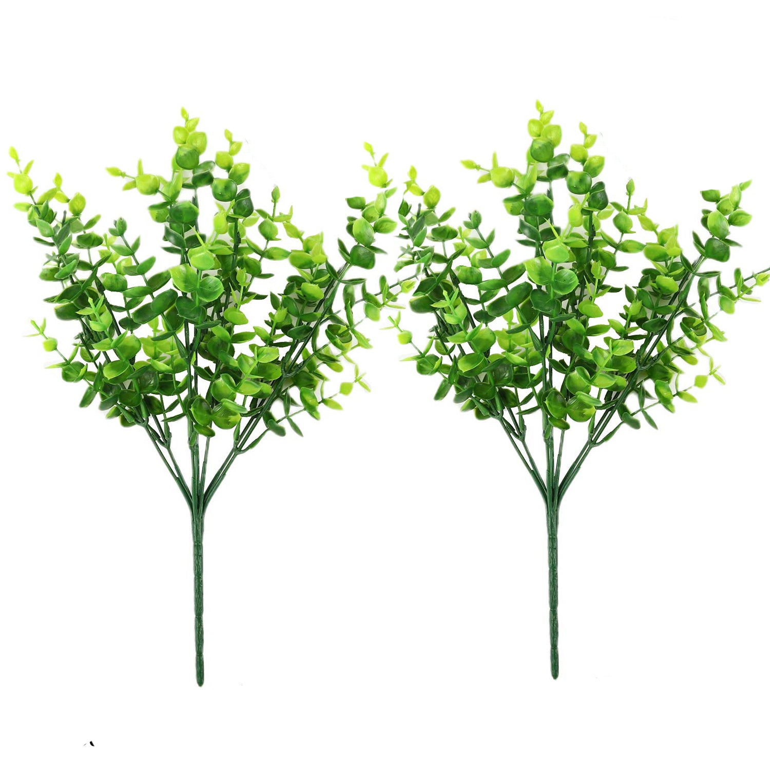 2 Pack Faux Eucalyptus Plants, Vivid, No Maintenance