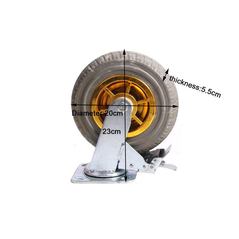 4x Heavy Duty Industrial Caster Wheels, 1000KG Load