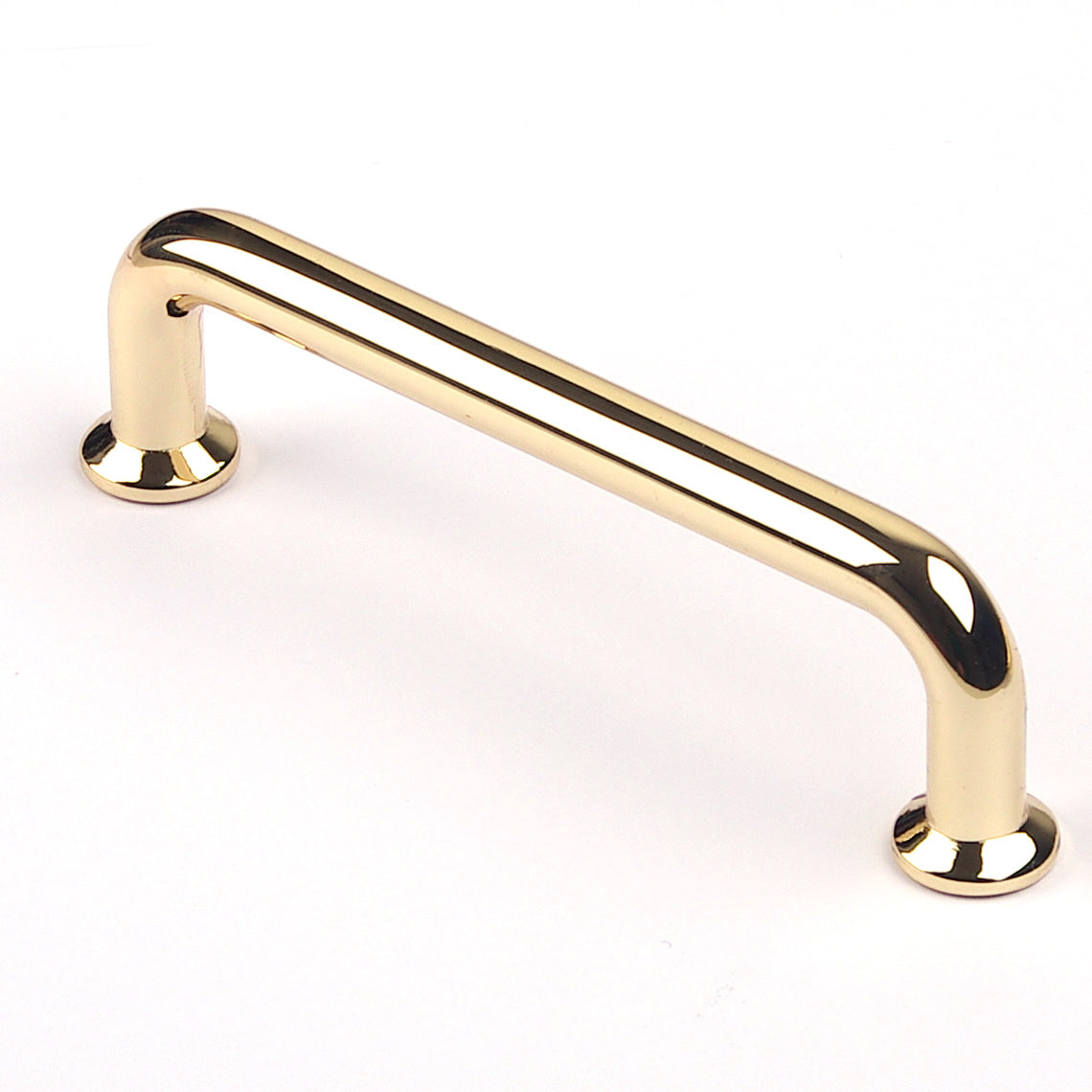 Modern Polished Gold Cabinet Handles 96mm Zinc - 1x Handle