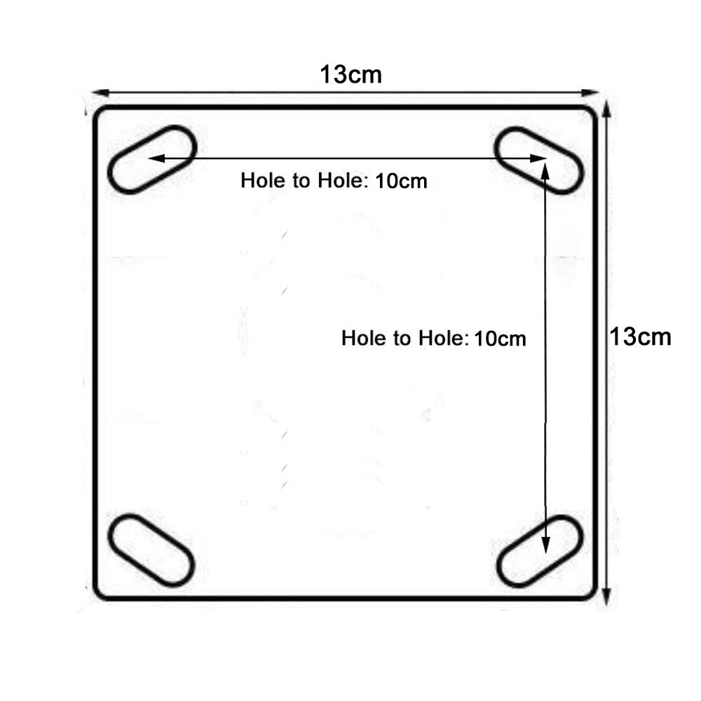 500kg 6inch Heavy Duty Rubber Caster Wheel for Carts