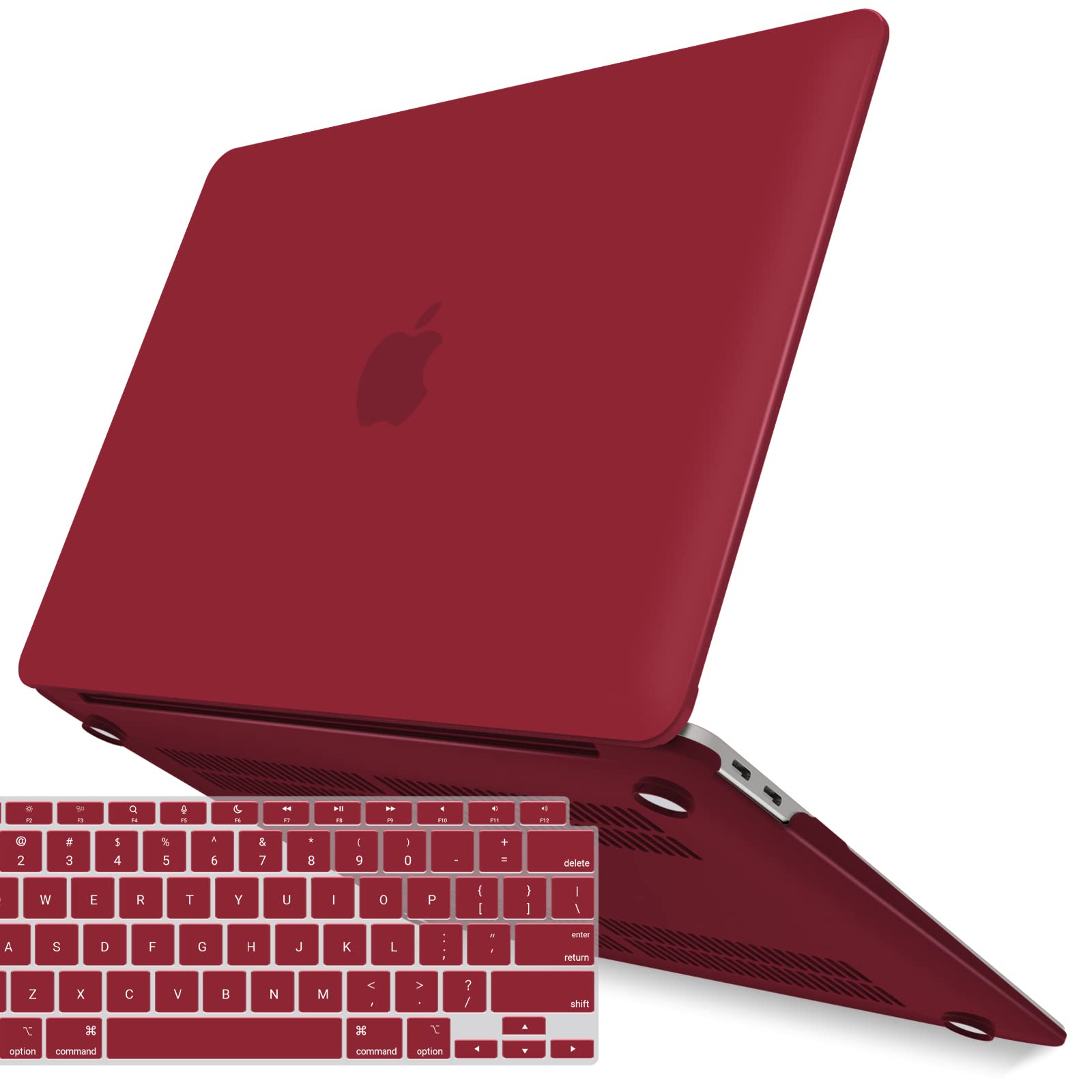 Wine Red MacBook Air 13" Case & Keyboard Cover A1932-2337