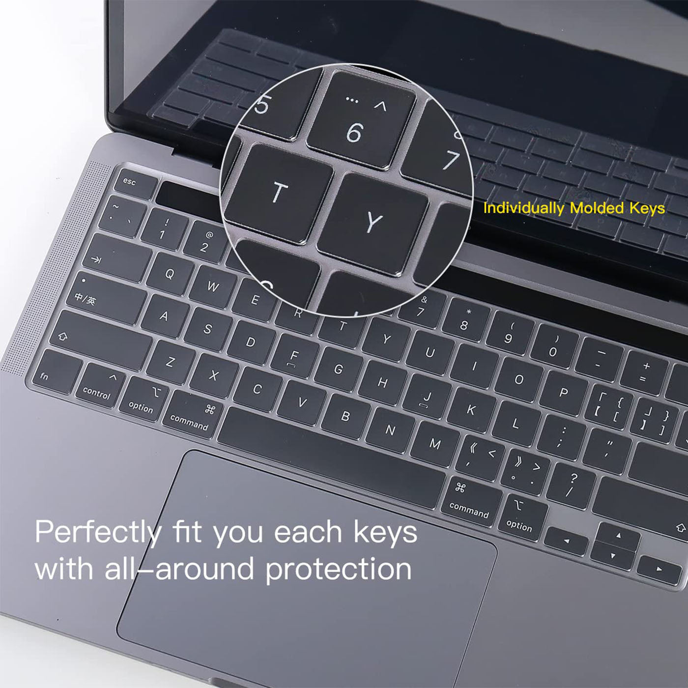 Ultra-Thin Silicone MacBook Pro Keyboard Cover (2020-2023)