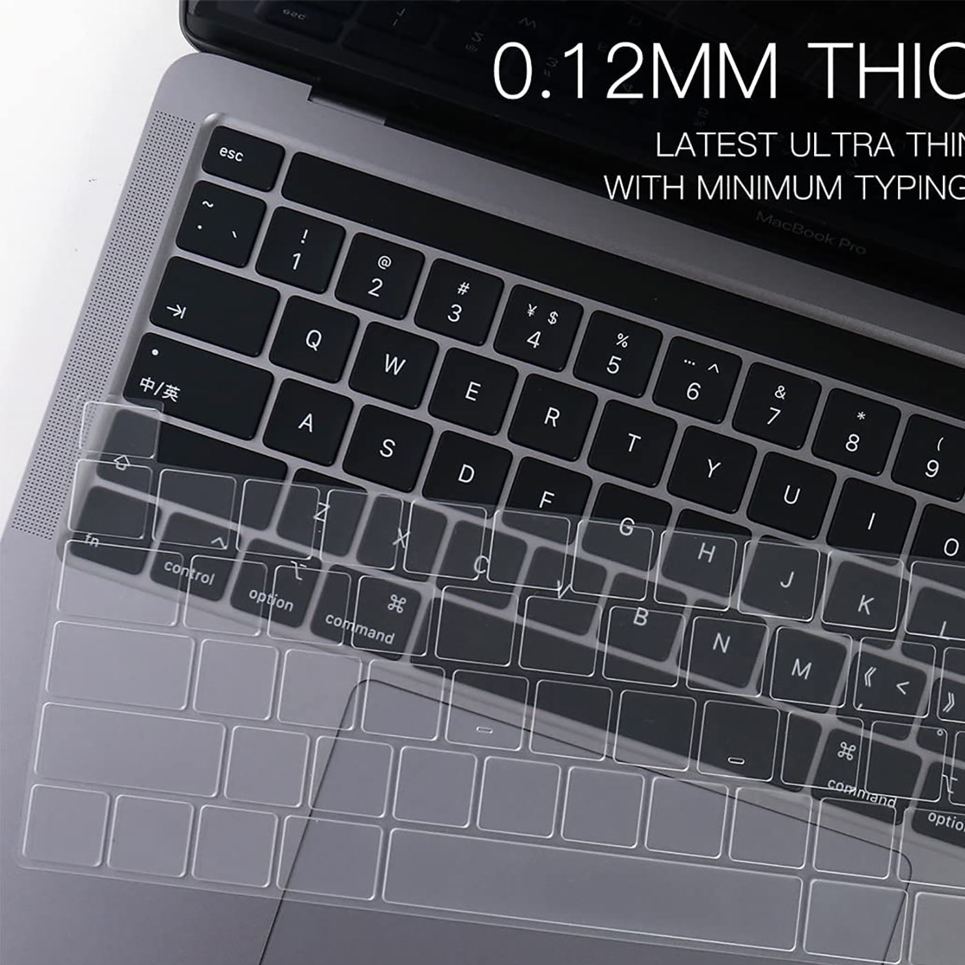 Ultra-Thin Silicone MacBook Pro Keyboard Cover (2020-2023)