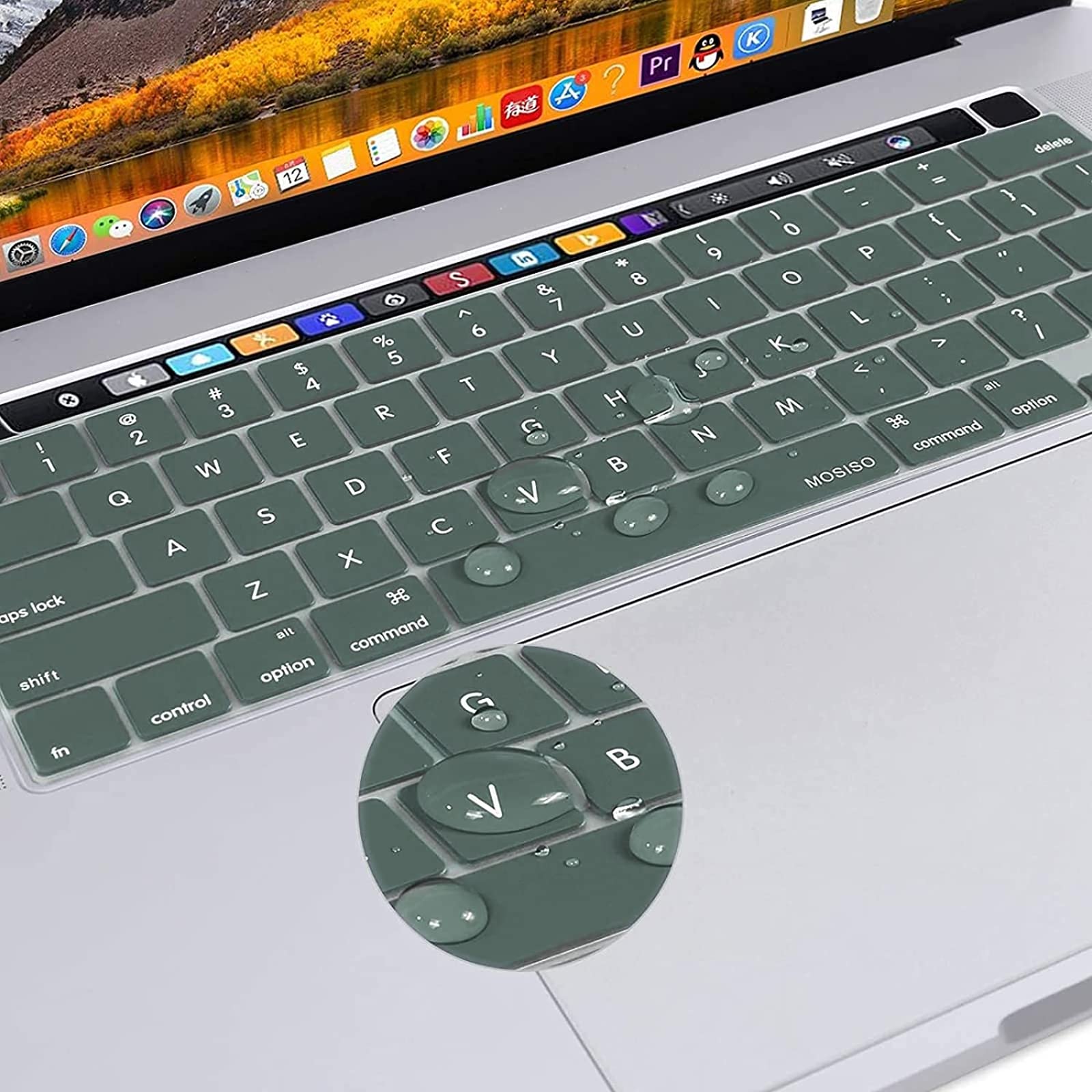 Ultra Thin Silicone Keyboard Cover for MacBook Pro 13" 16" 2020-2023