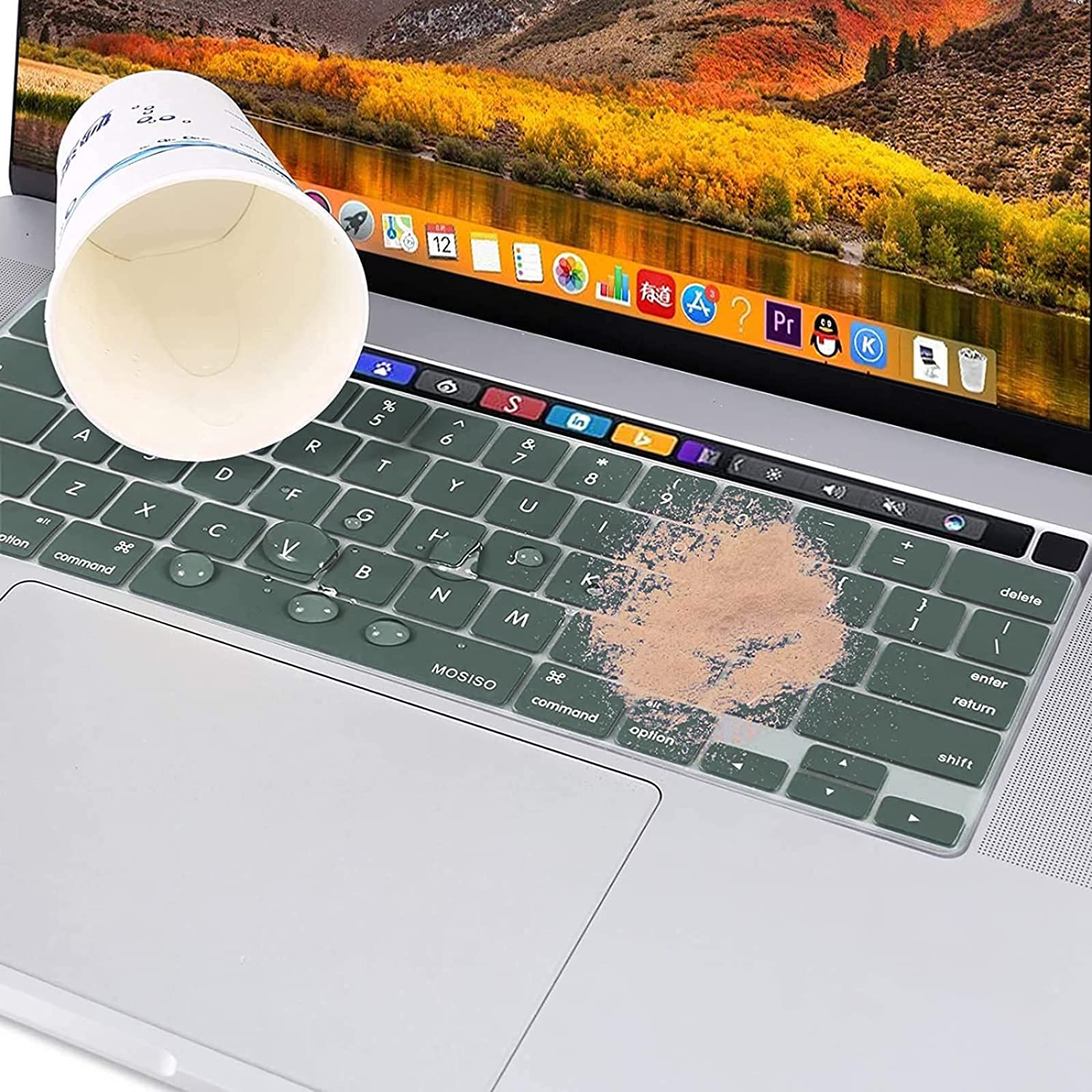 Ultra Thin Silicone Keyboard Cover for MacBook Pro 13" 16" 2020-2023