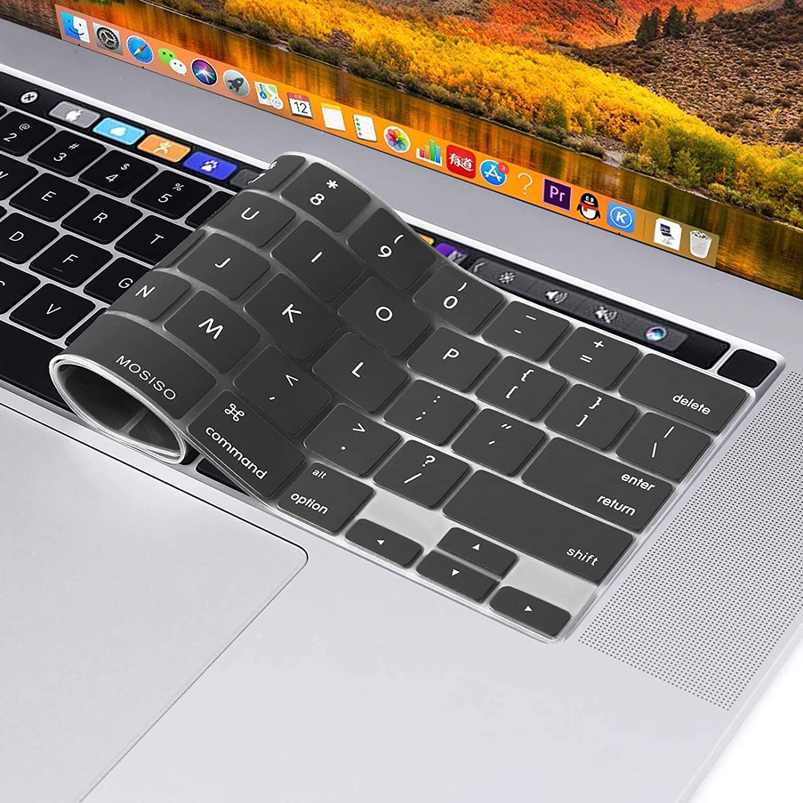 Ultra Thin Silicone Keyboard Cover for MacBook Pro 13, 16 (2020-2023)