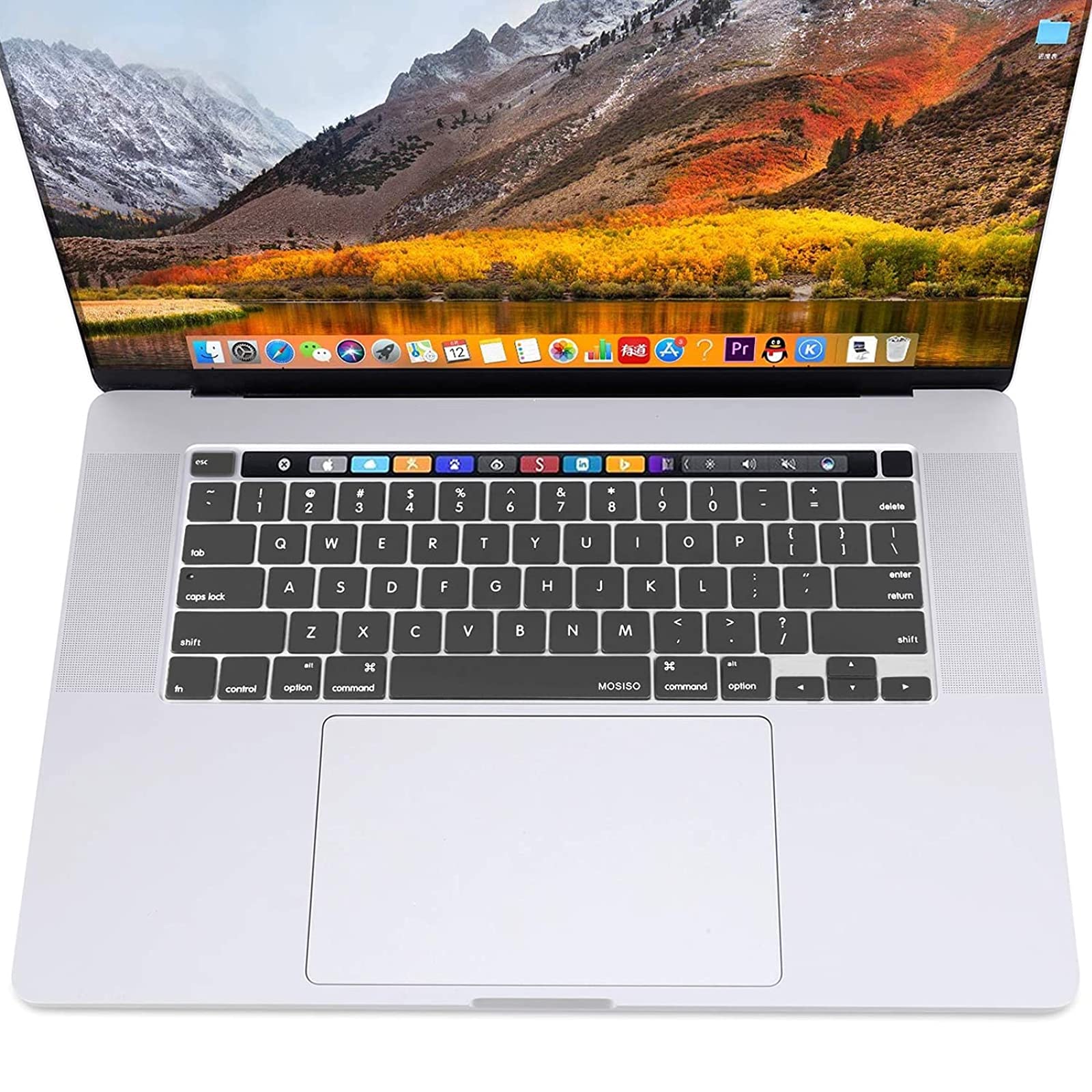 Ultra Thin Silicone Keyboard Cover for MacBook Pro 13, 16 (2020-2023)