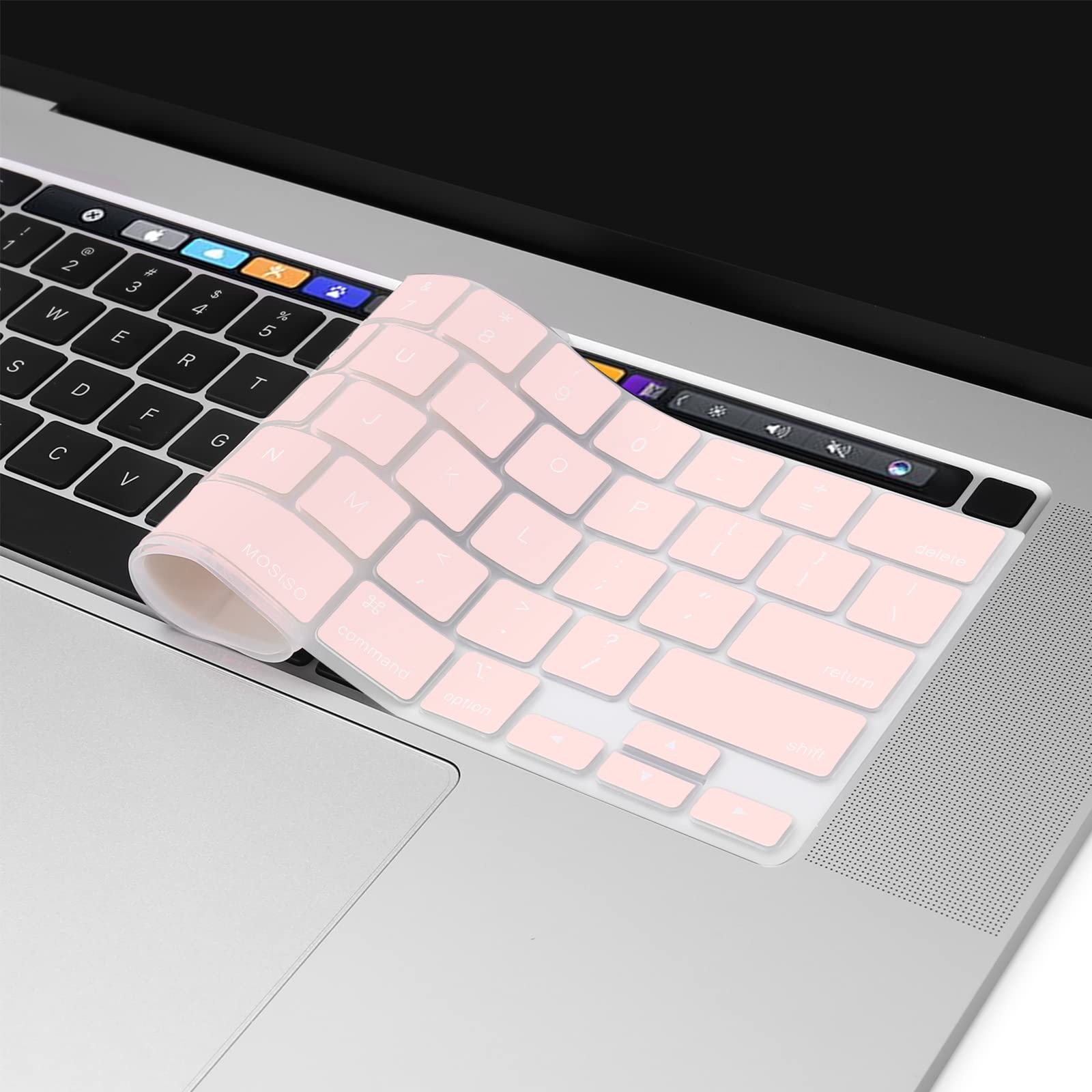 Ultra Thin Pink Keyboard Cover for MacBook Pro 13 & 16 M1 M2