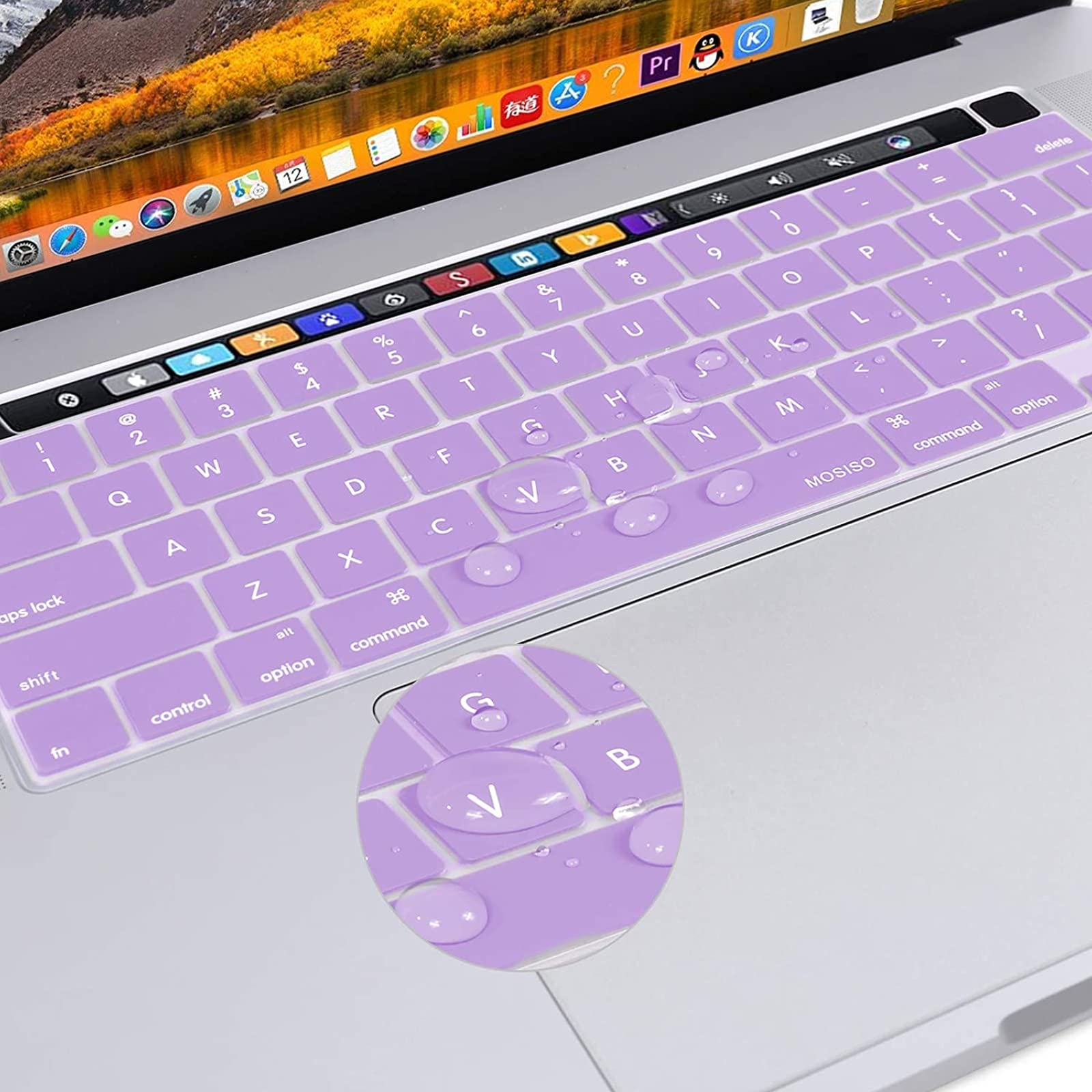 Ultra-Thin Silicone Keyboard Cover for MacBook Pro 13 16