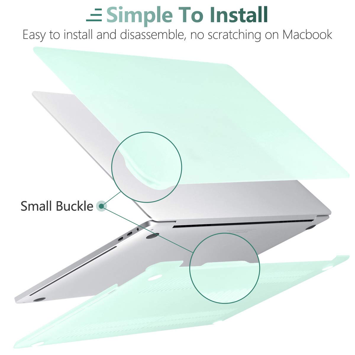 Green MacBook Pro 13-Inch Hard Case & Keyboard Cover