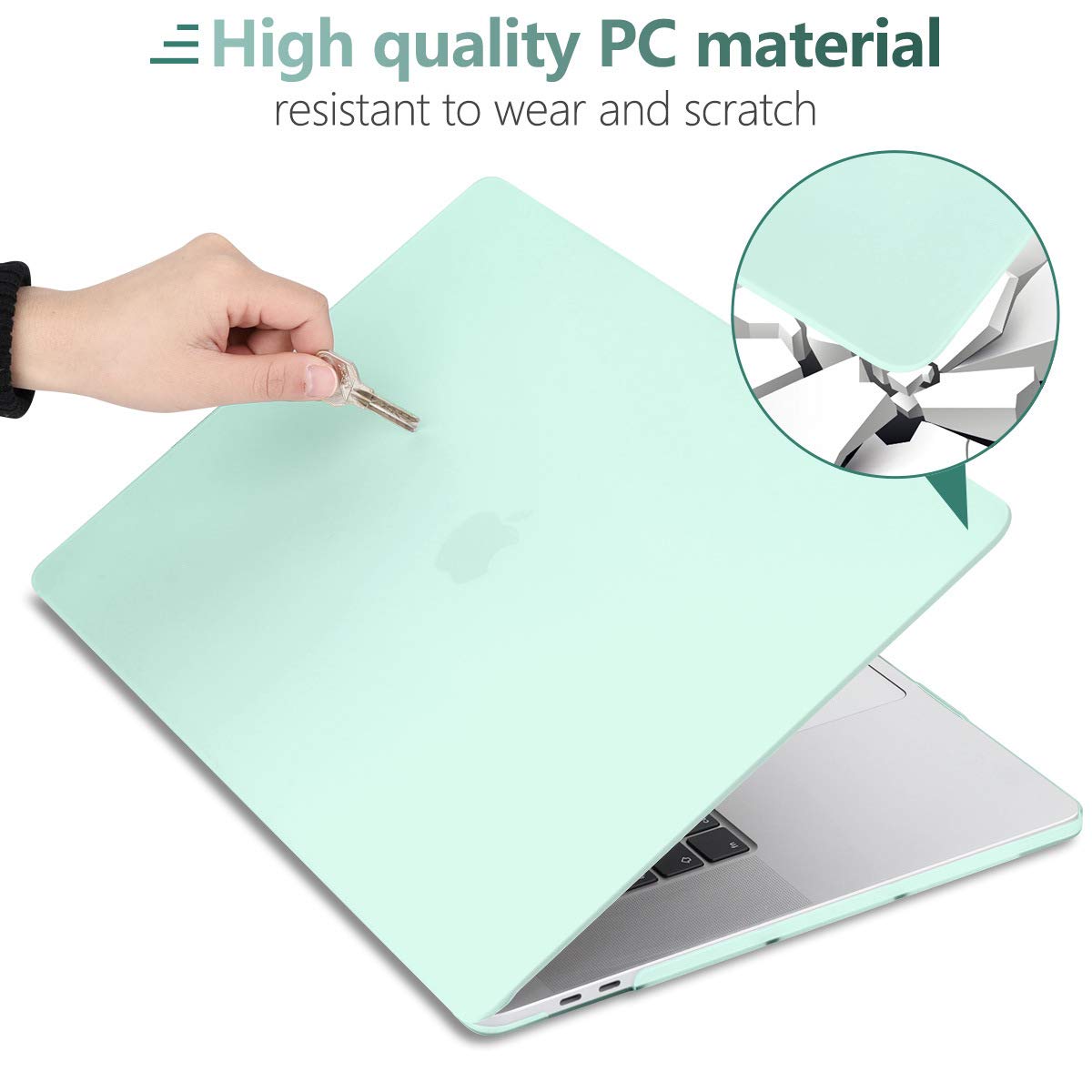 Green MacBook Pro 13-Inch Hard Case & Keyboard Cover