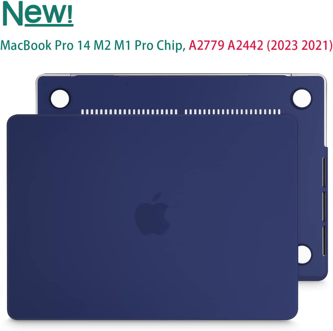 Hardshell Case & Keyboard Cover for MacBook Pro 14" 2023-2021 Blue