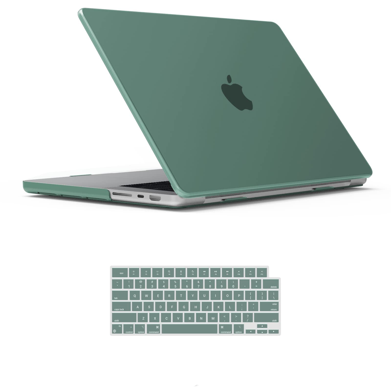 Midnight Green Hard Case & Keyboard Cover for 14" MacBook Pro