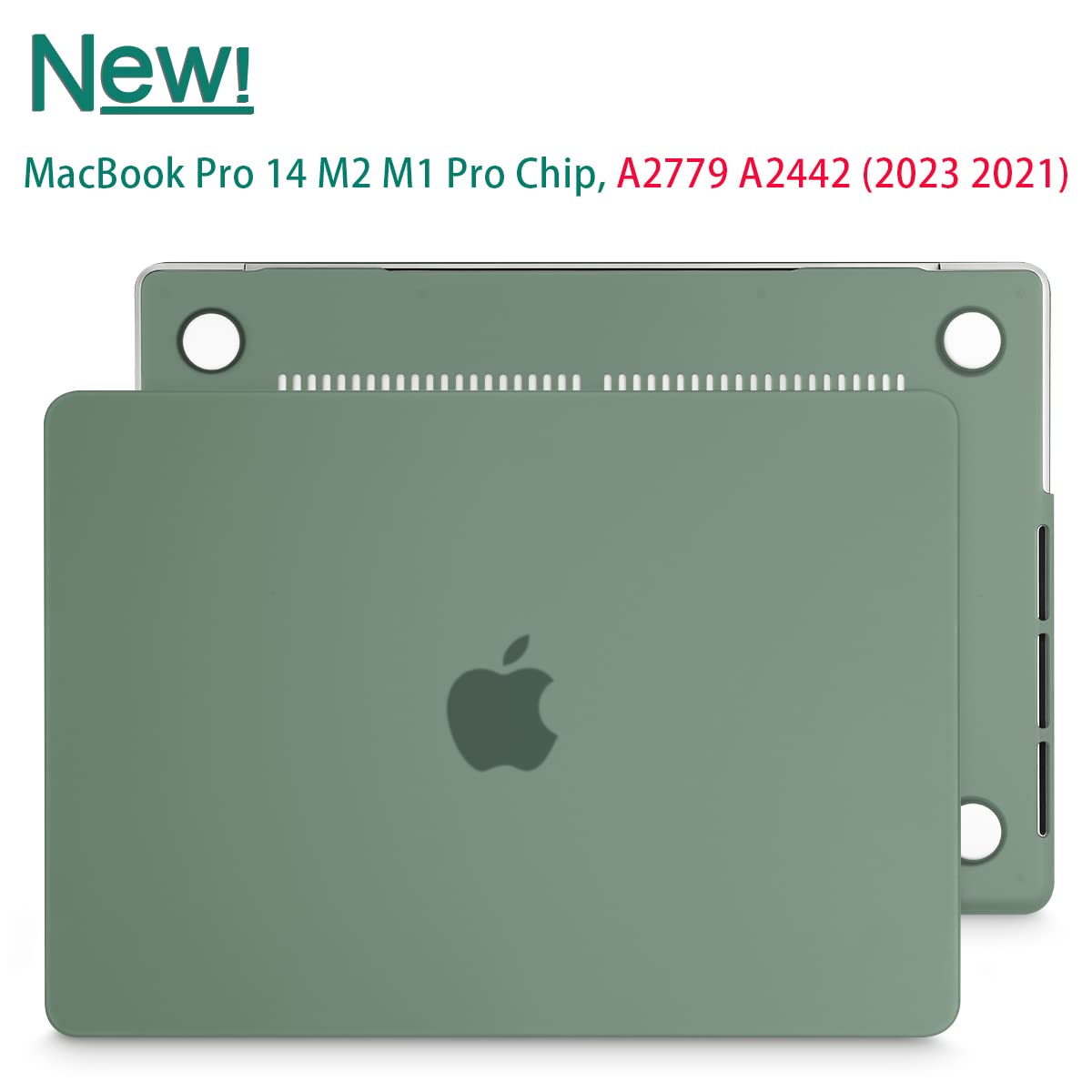 Midnight Green Hard Case & Keyboard Cover for 14" MacBook Pro