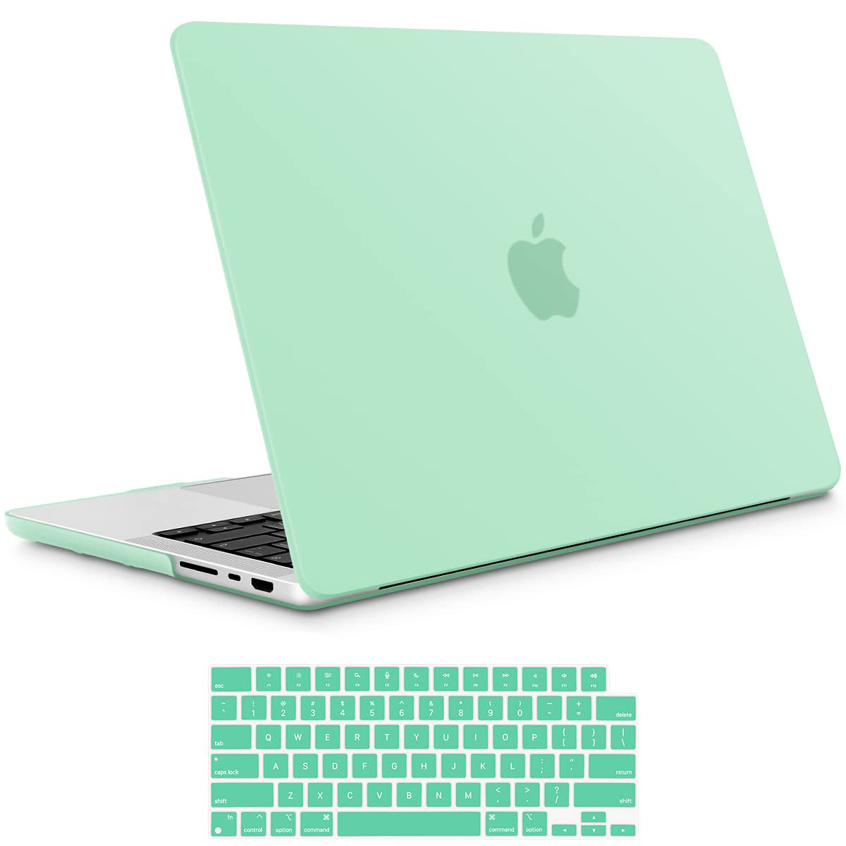 Green Hardshell Case & Keyboard Cover for 14" MacBook Pro