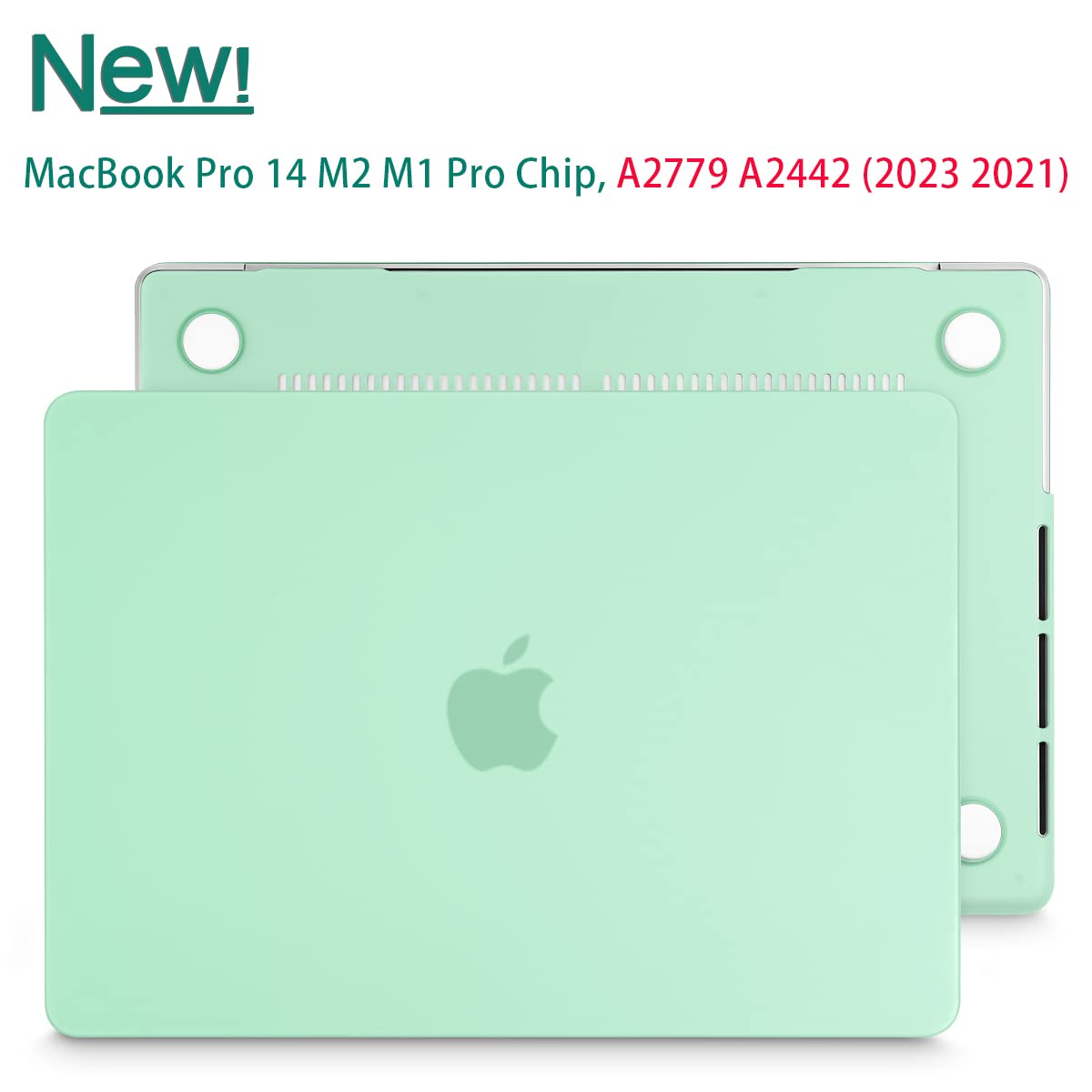 Green Hardshell Case & Keyboard Cover for 14" MacBook Pro