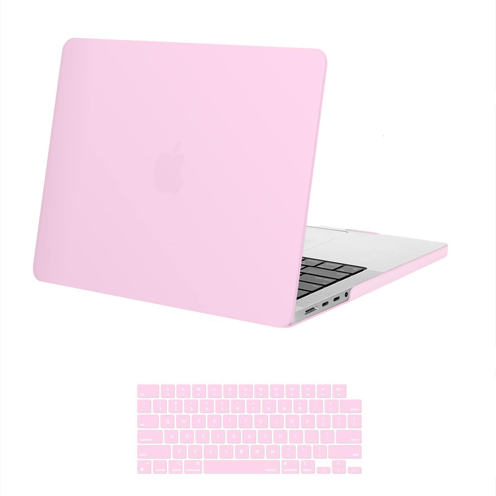 Suitable for MacBook Pro 14 Max Inch Case 2023 2022 2021 M2 A2779 M1 A2442 Hardshell Case Keyboard Cover Pink
