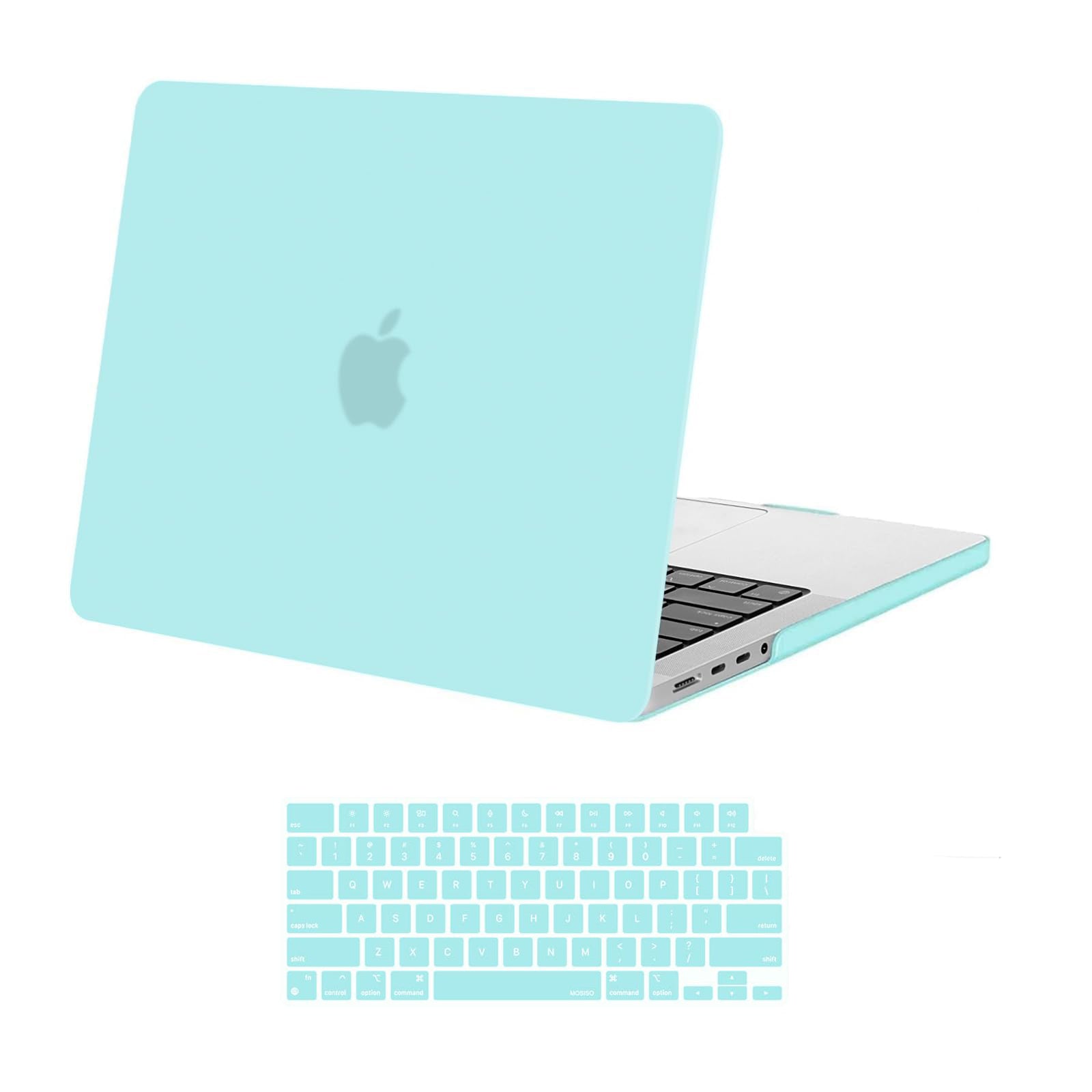 Turquoise Hardshell Case w/ Keyboard Cover for 14" MacBook Pro