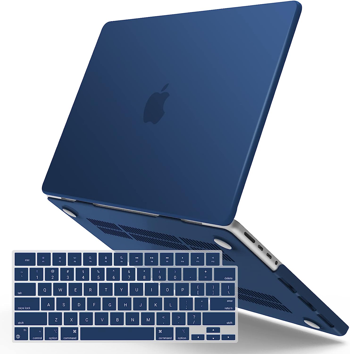 Blue Hard Shell Case & Keyboard Cover for MacBook Pro 16 inch