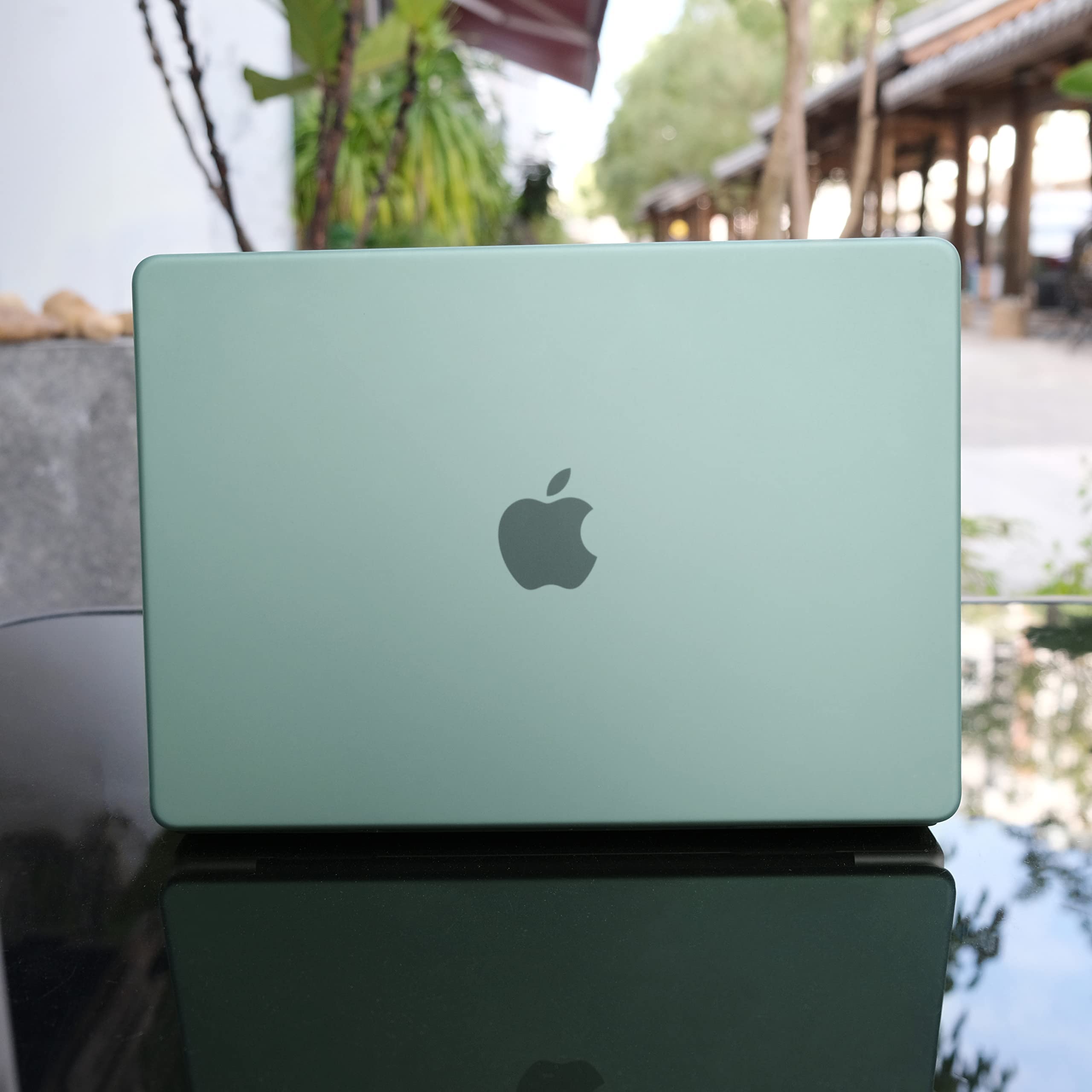 Suitable for MacBook Pro 16 inch Case 2023 2022 2021 M2 A2780 A2485 M1 Pro/Max Hard Shell Case Keyboard Cover Midnight Green