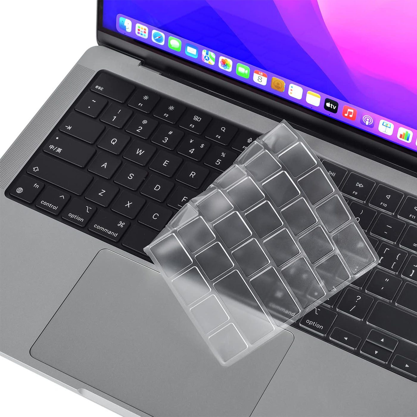 Ultra Thin Silicone Keyboard Cover for MacBook Air Pro 13-16