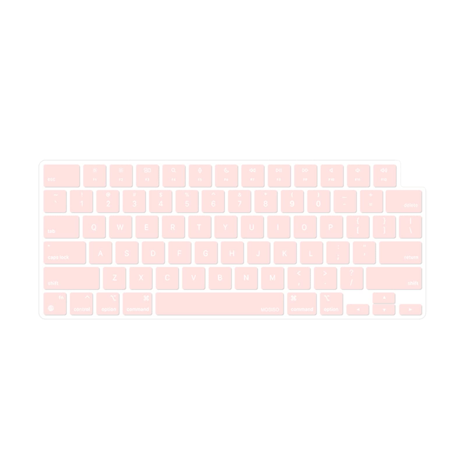 Ultra-Thin Keyboard Cover for MacBook Air/Pro M1/M2 - Pink